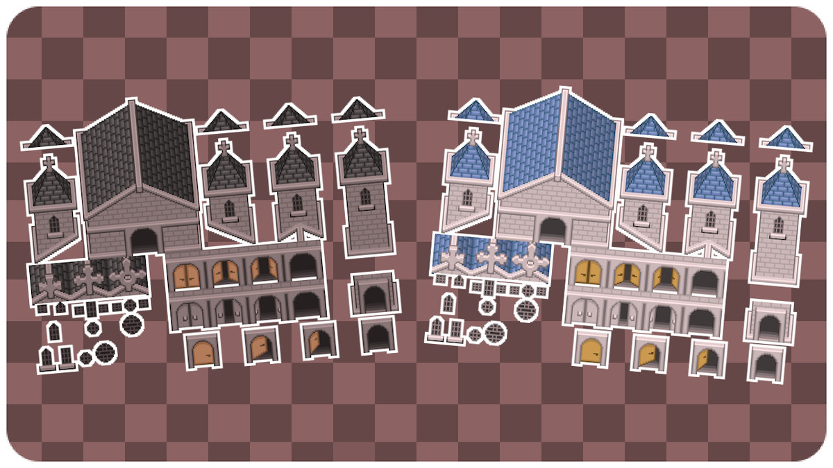 2D 16x16 Tilesets Collection Pack