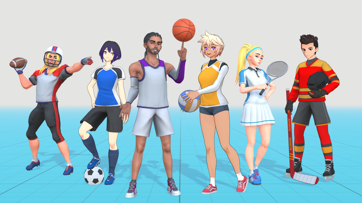 BoZo: Stylized Modular Characters - Sports Pack