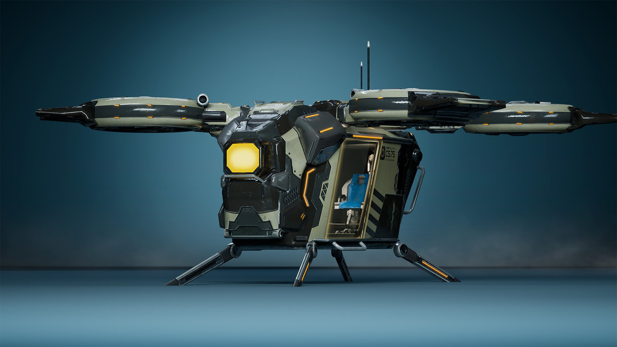 Sci-Fi Medic Helicopter