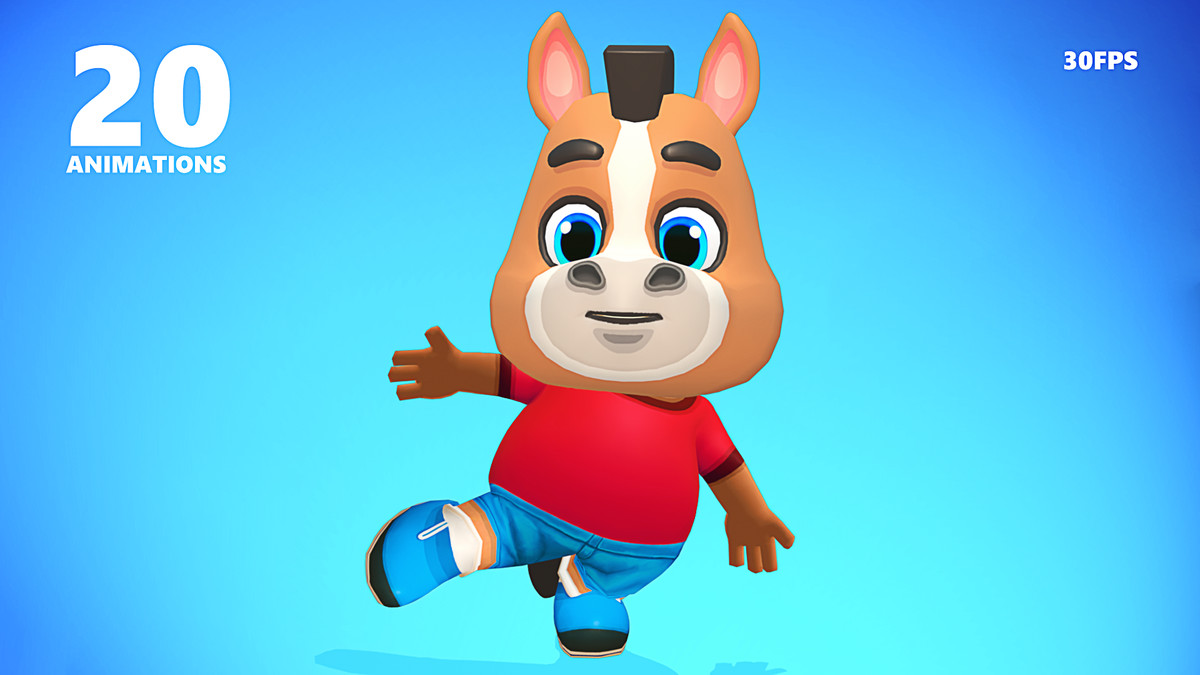 Horse Pony Mule Animated
