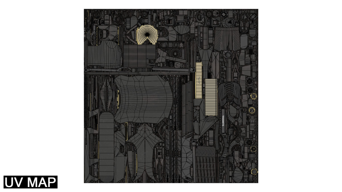 6 Grenade Launcher Black URP HDRP Textures