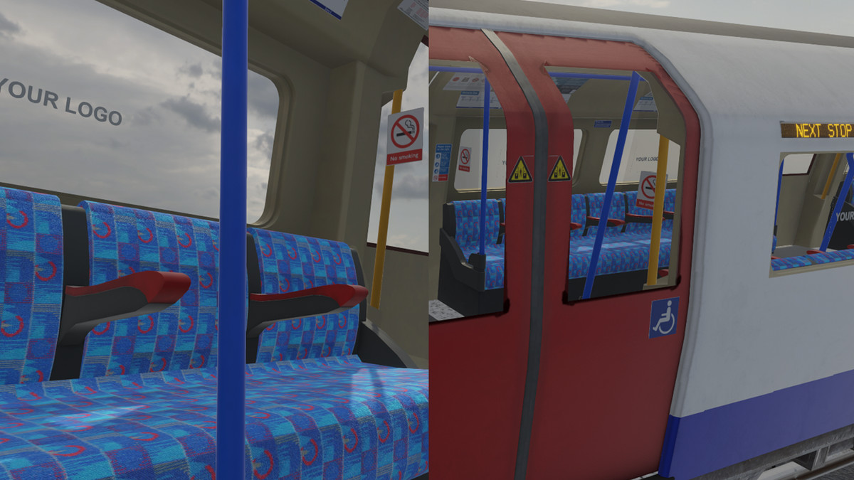 London Tube Subway Train