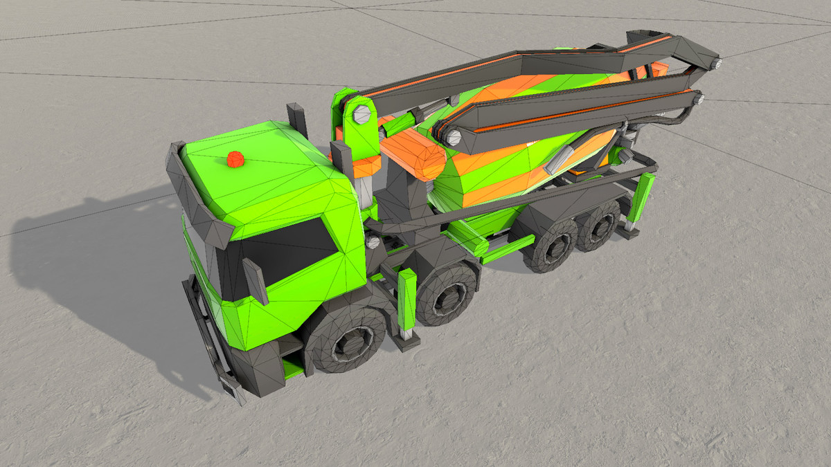 Low Poly Construction Vehicles