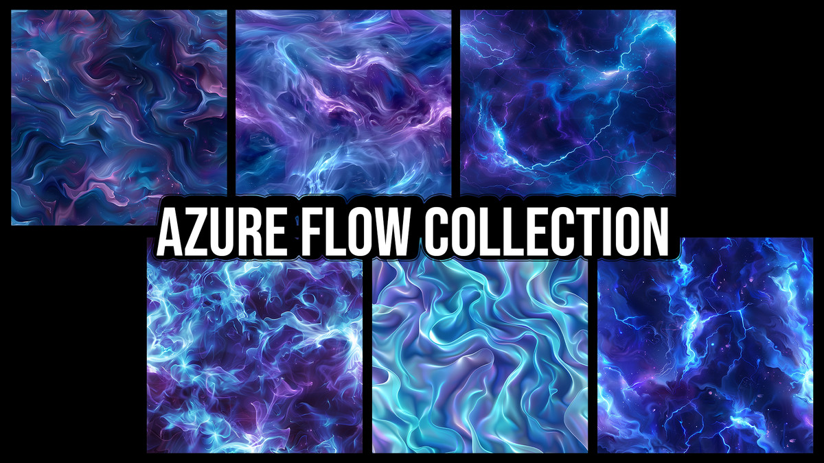 Magic Energy Seamless Textures – Full Pack (30 Textures, PBR + Emission)