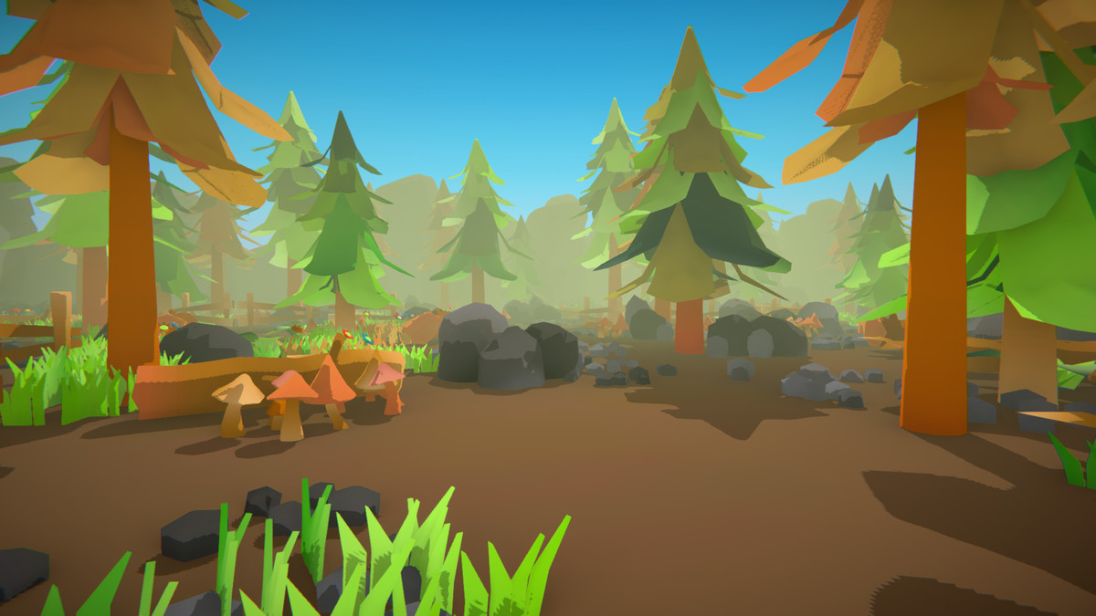 Polygonal Woodlands Nature Asset Package