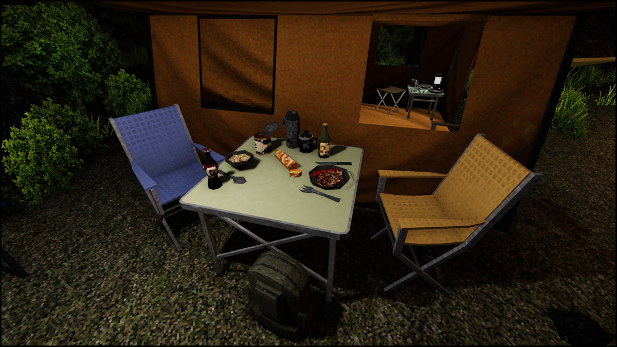 Campsite - Retro Style Modular Environment Pack