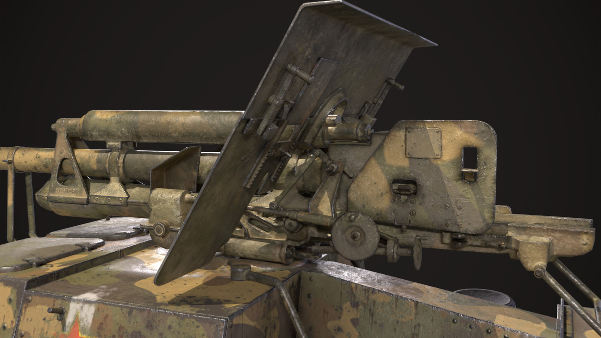 ZIS 30 Military Self Propelled Artillery Unit