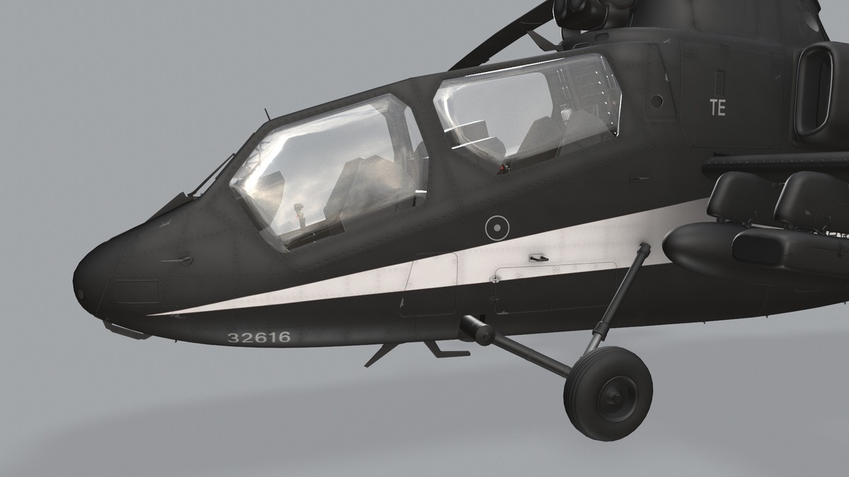 OH-1 Ninja JGSDF Black Static (445)