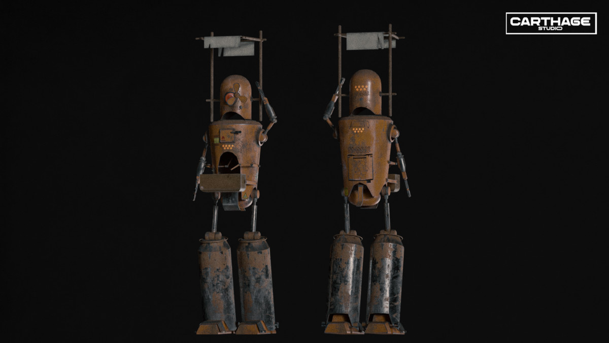 Dome-Head Vendor Robot NPC