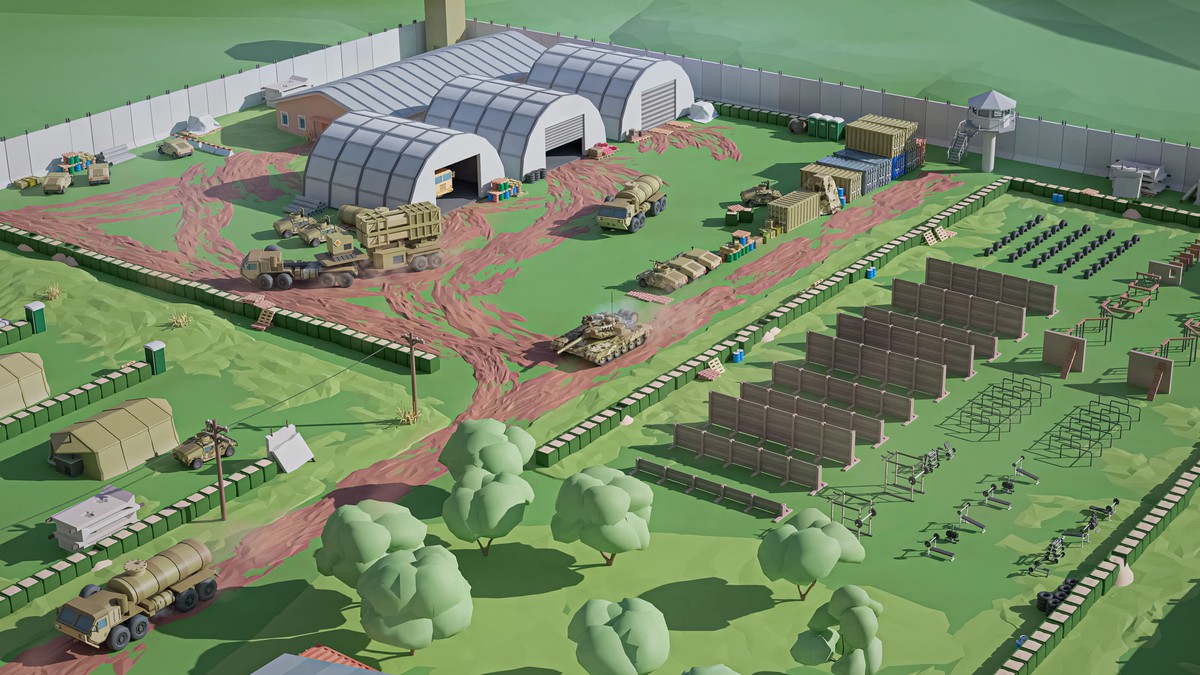 Military 2 - Low Poly 3D Models Pack