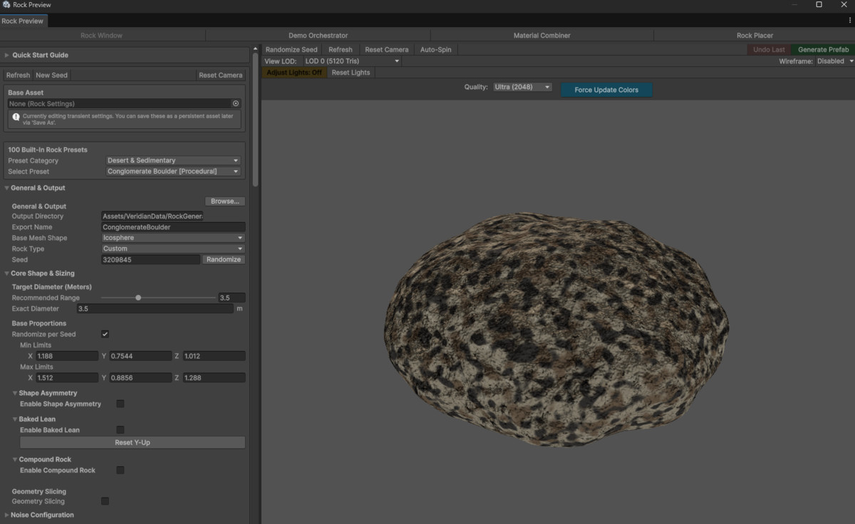 Procedural Rock Generator Pro
