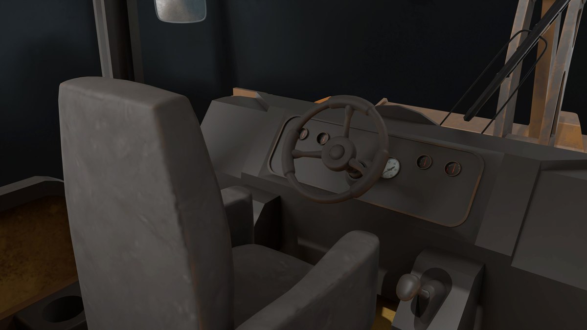 Dirty Mining Truck 02 URP HDRP Textures