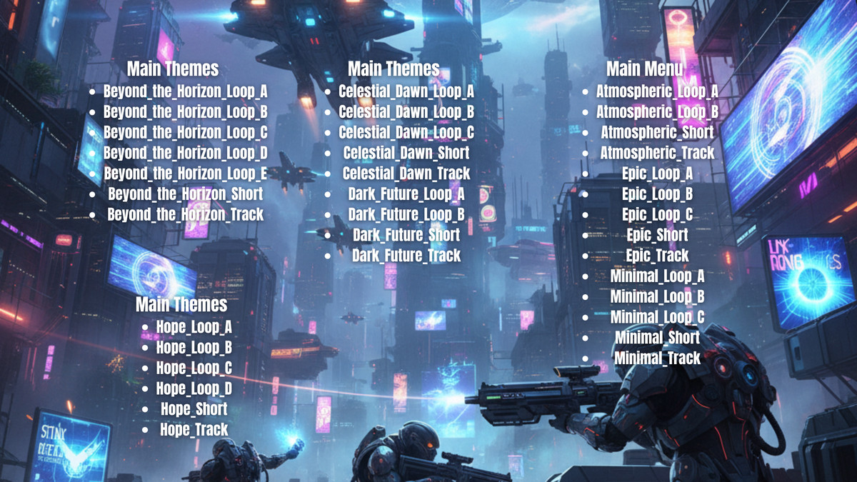 Cinematic Sci-Fi Universe – Core Themes Bundle