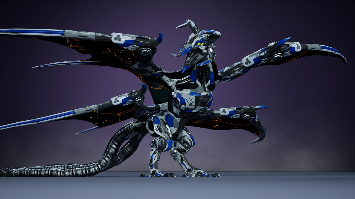 Sci-Fi Dragon 4Wings