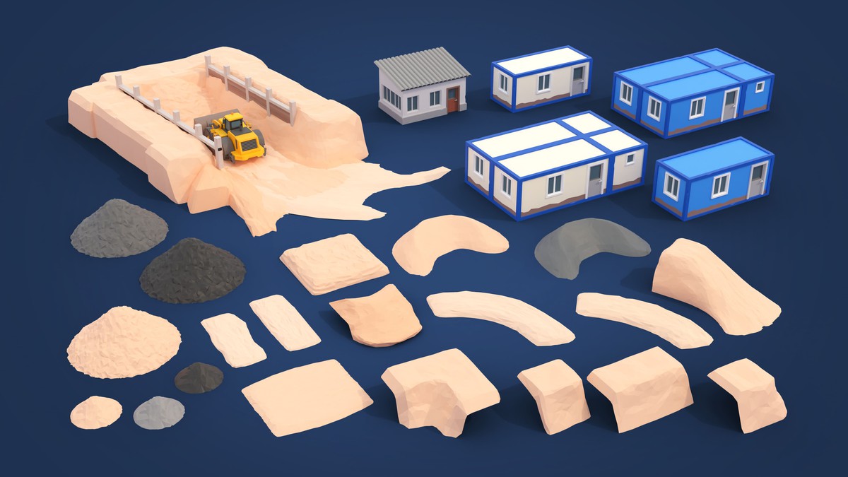Construction - Low Poly 3D Models Pack