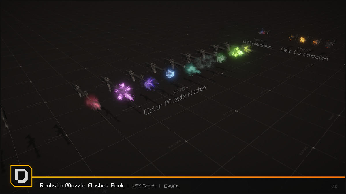 Realistic Muzzle Flashes Pack