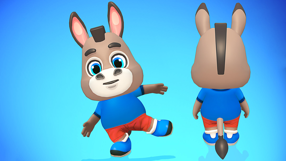 Donkey Mule Animated
