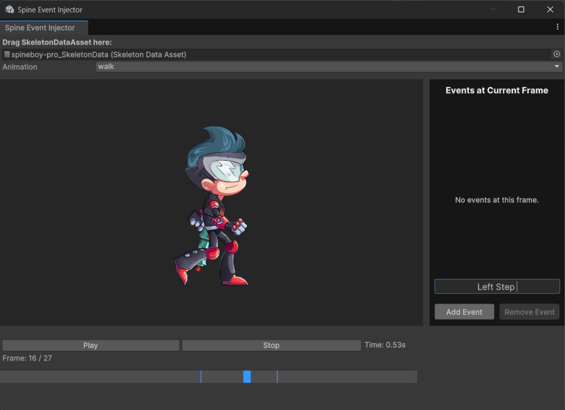 Spine Event Injector – Add Events For Unity