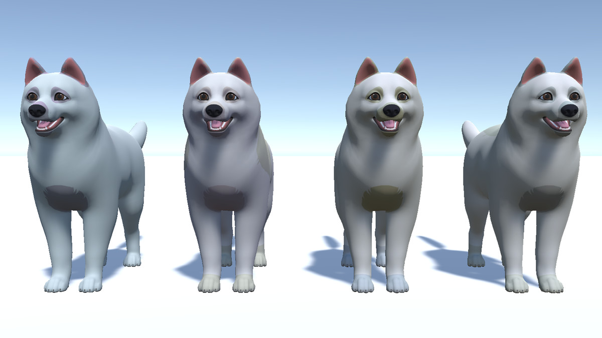 Cartoon Dog - Samoyed