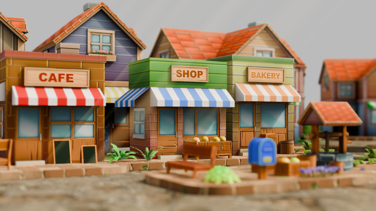 HexForge Stylized Village Pack