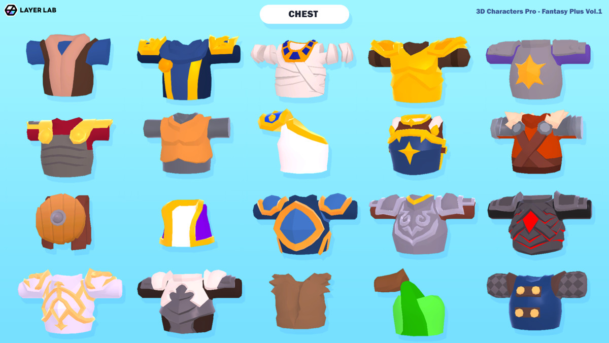 3D Characters Pro - Fantasy Plus Vol. 1