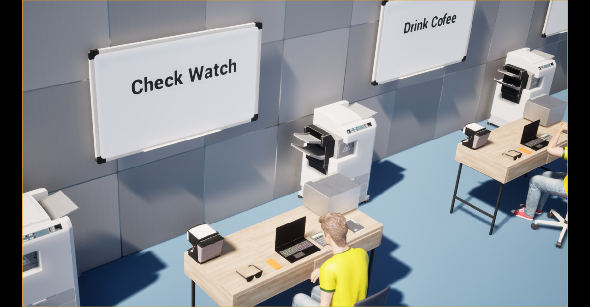 Office Worker Animation