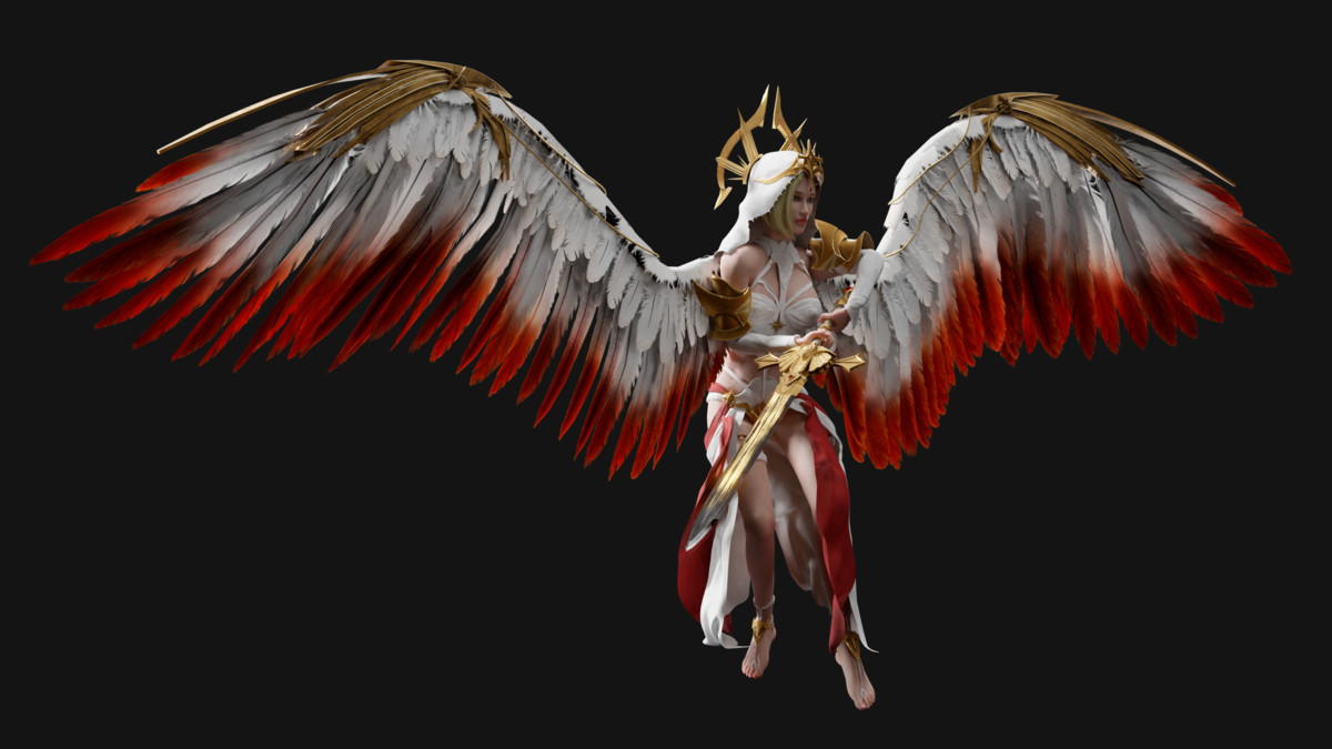 Female Angel Knight