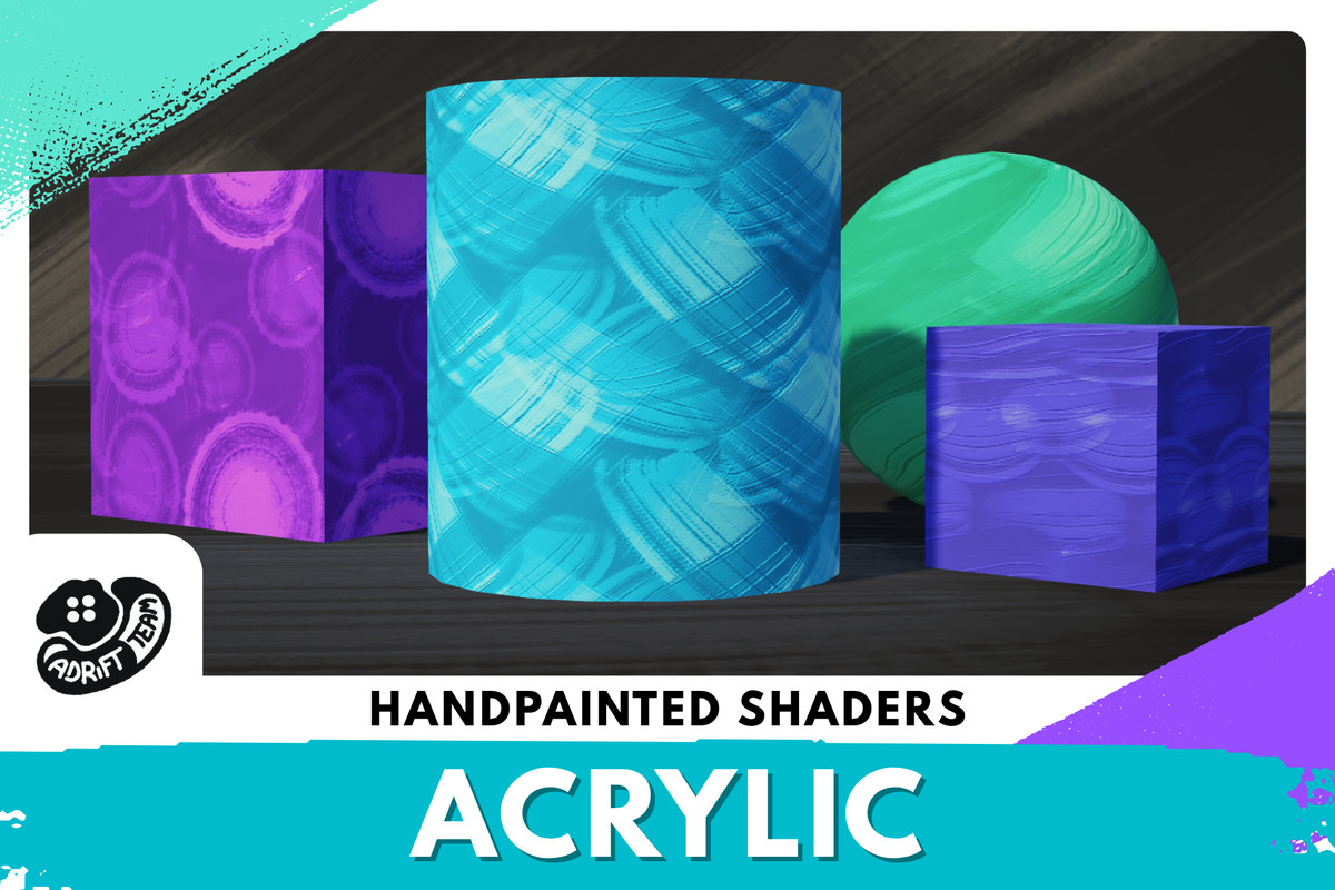 Handpainted Shader and Acrylic Texture