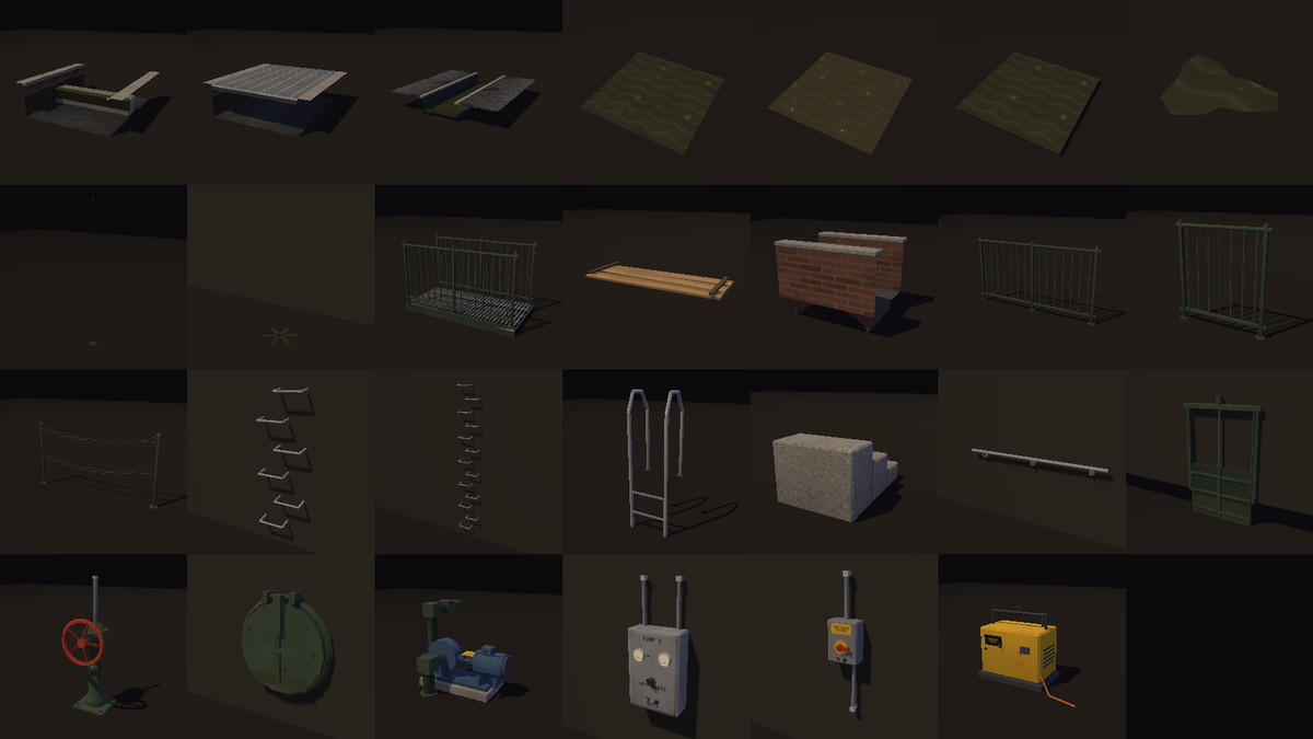 Low Poly Sewers - Victorian Sewer Kit