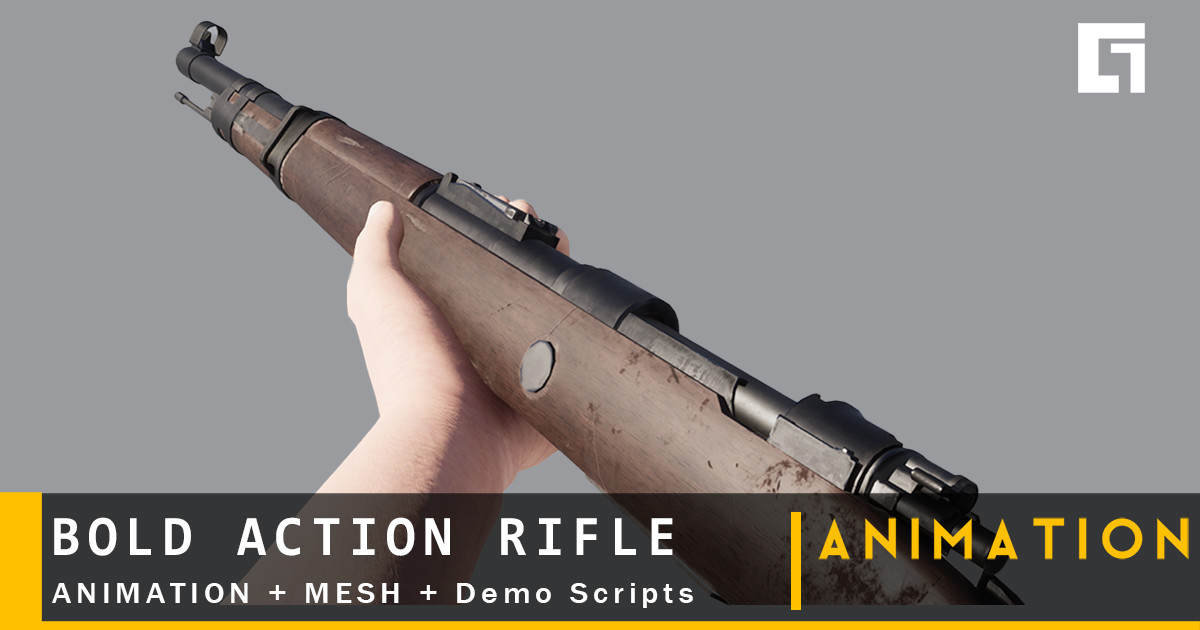 Bolt-Action Rifle — FPS Animation Pack
