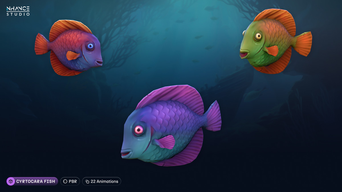 Stylized Sea Animals Bundle