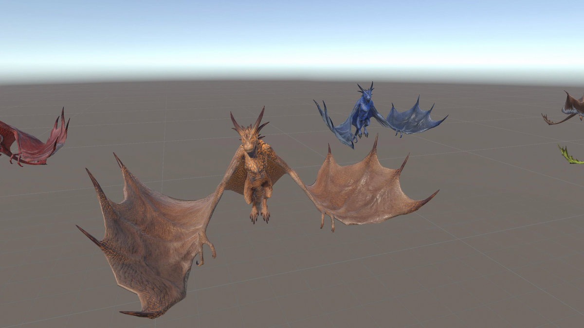 Fire breathing Wyvern