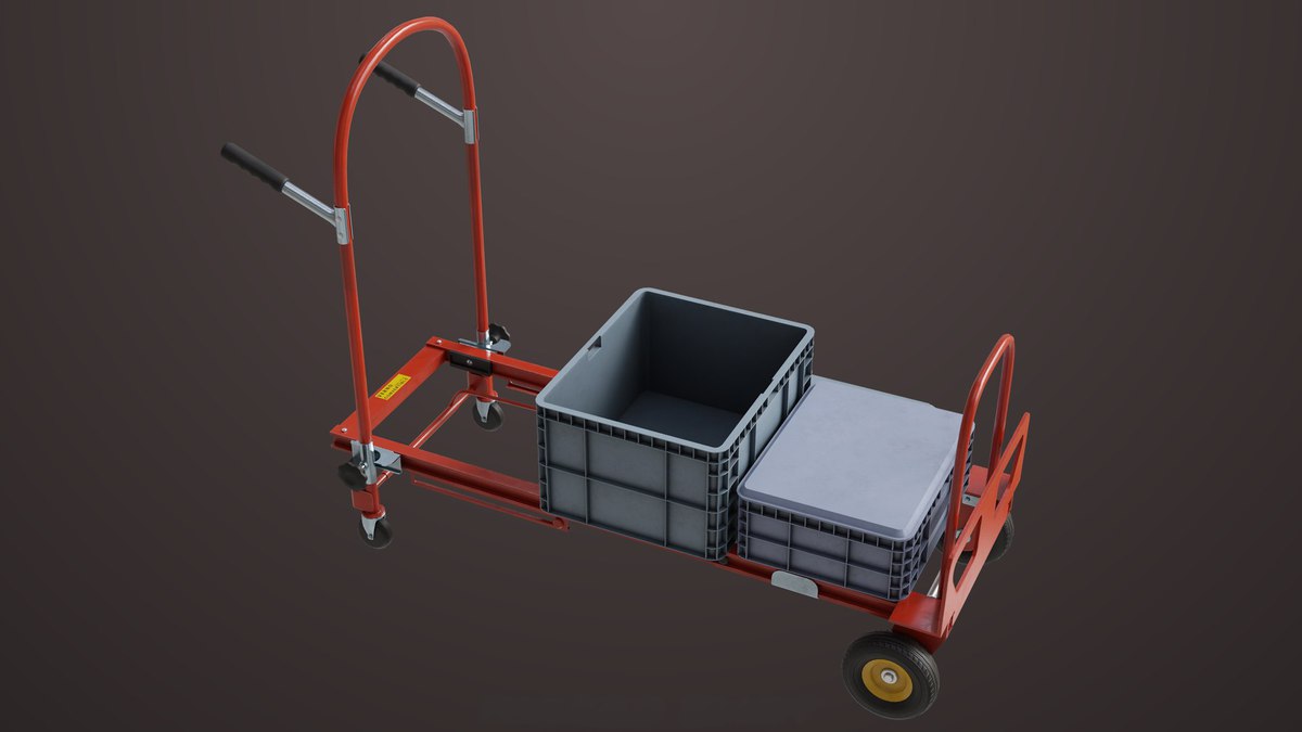 Convertible Hand Red Trucks URP HDRP Textures