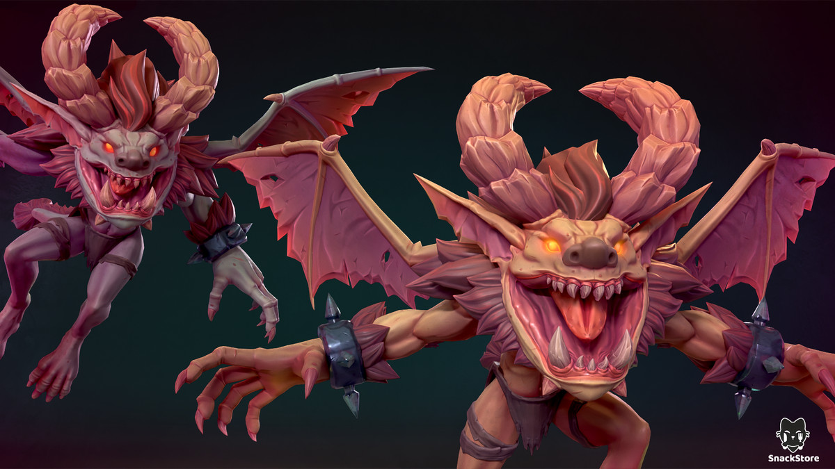 Stylized Fantasy Character (Morvane Duskwing)