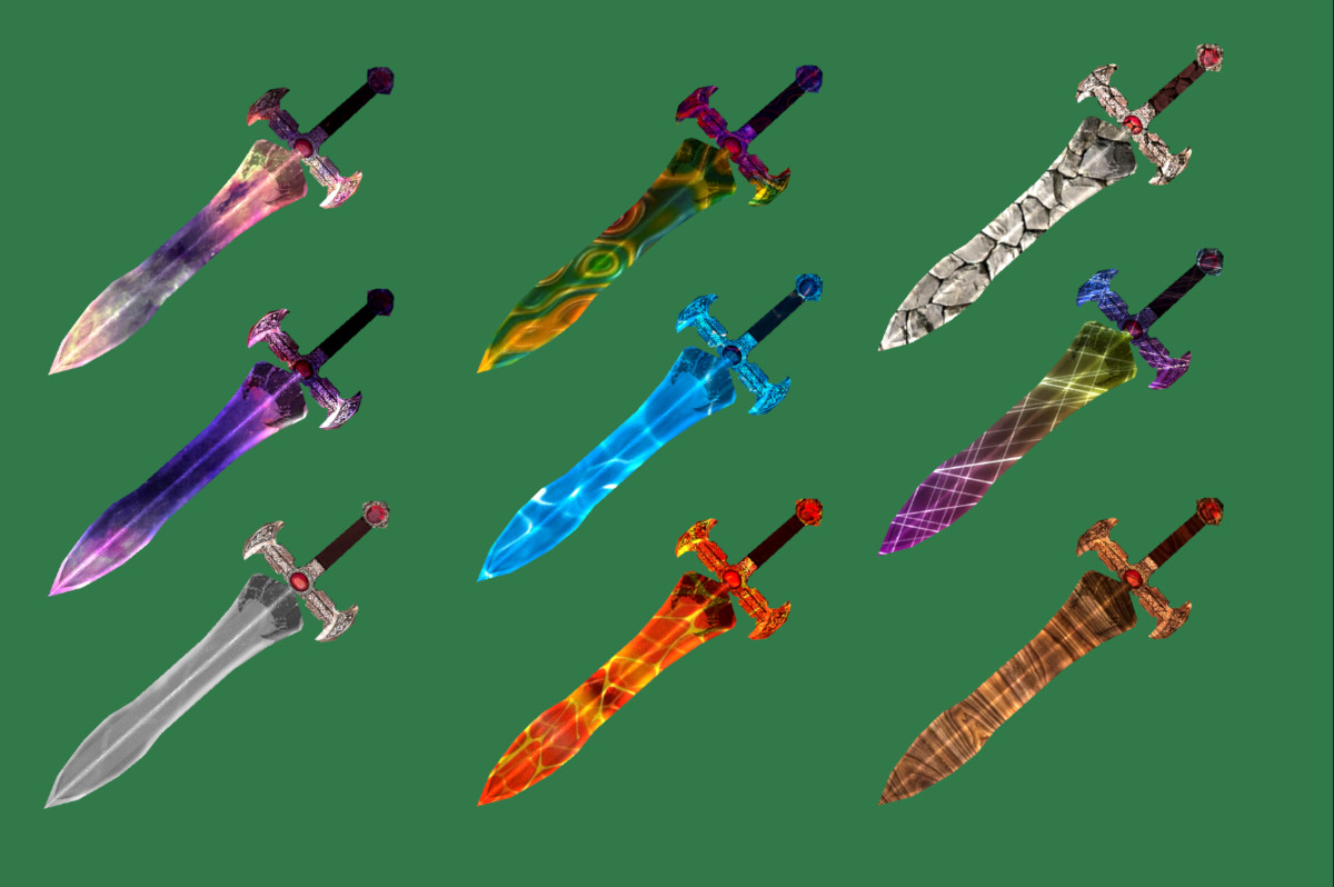 Mix Texture Sword