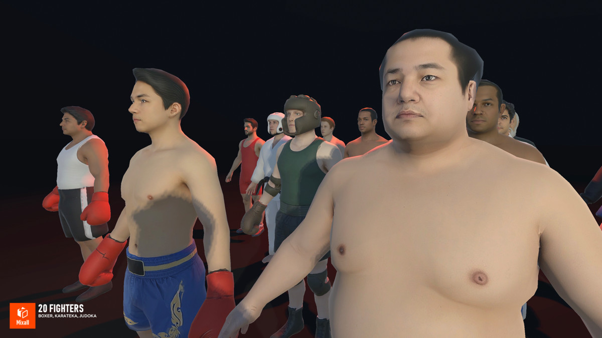 Martial Arts Fighters & Arenas – Full Pack