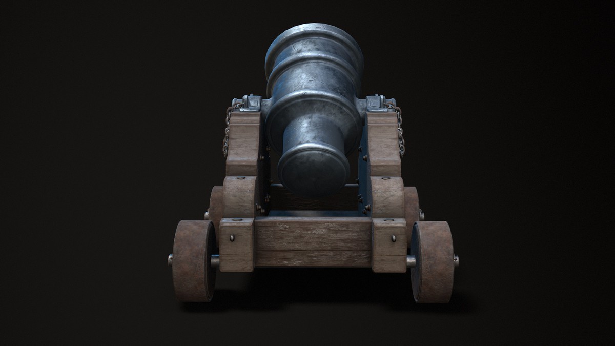 Mortar Medieval Cannon