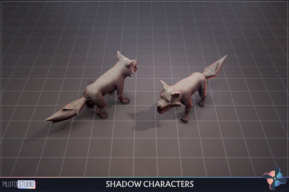 Shadow Werewolf Boss - Character + Animations + Skill VFX