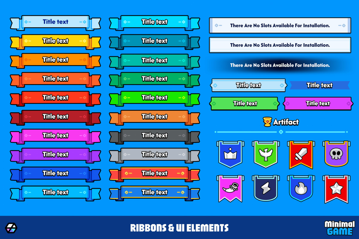 GUI Pro - Minimal Game Blue