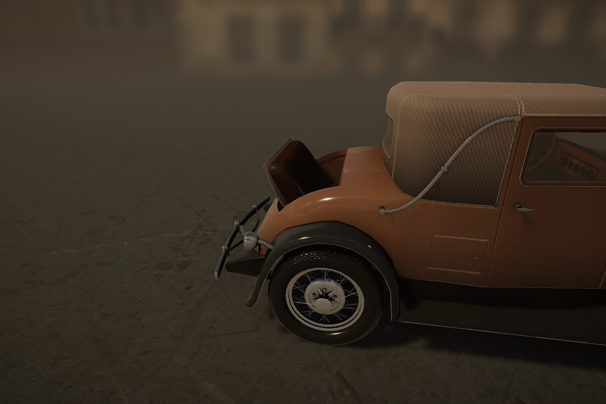 Vintage Two-Seater 1930s – Classic Car Asset
