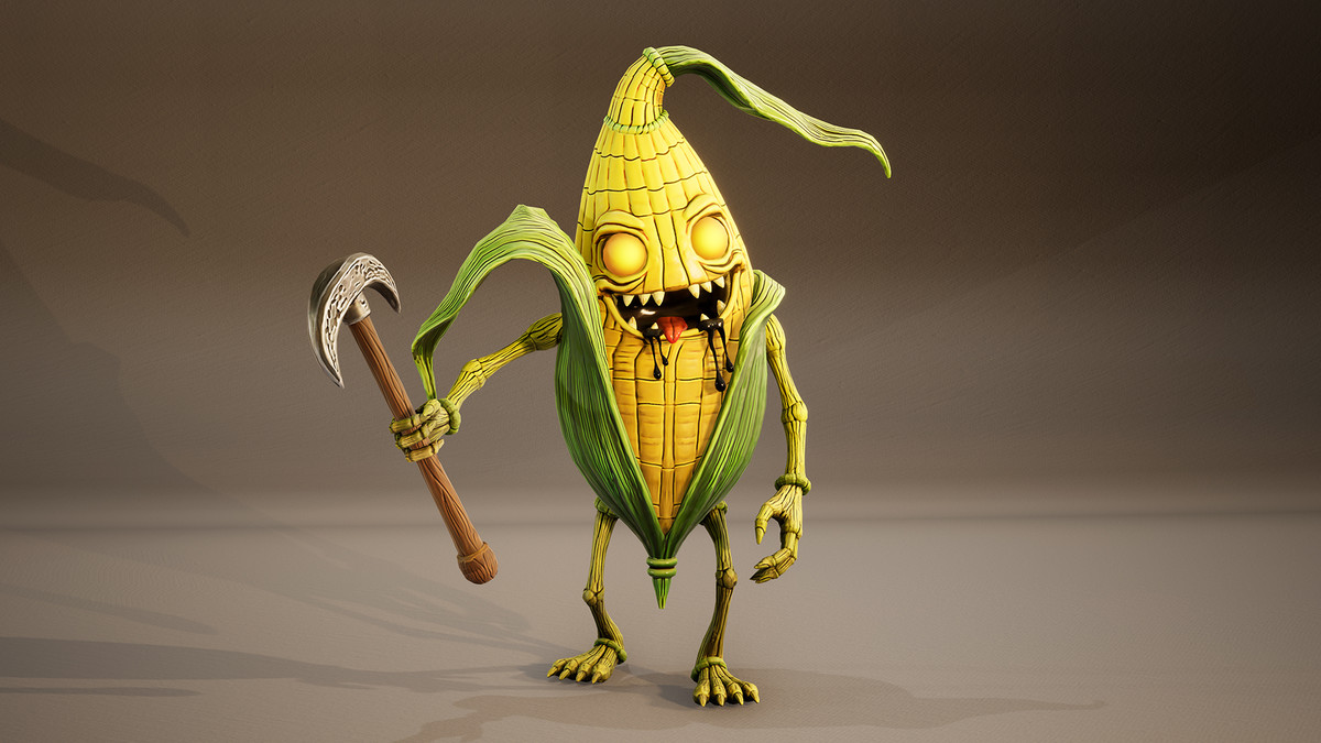 Nightmare Corn – Stylized Horror Enemy Pack (3 Skins, Hand-Painted)