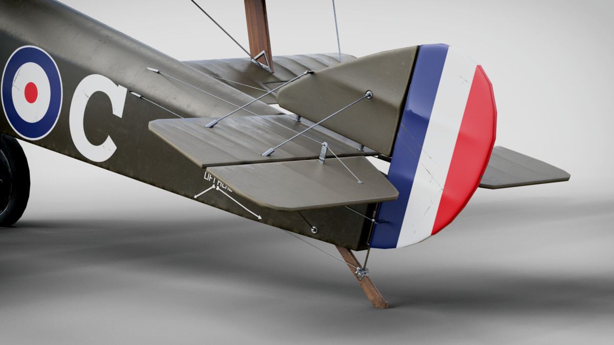 Aircraft Sopwith Triplane Rigged