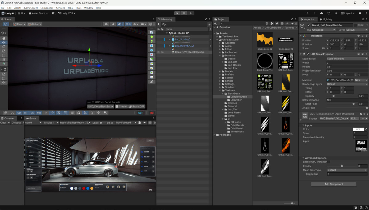 URP Lab Studio