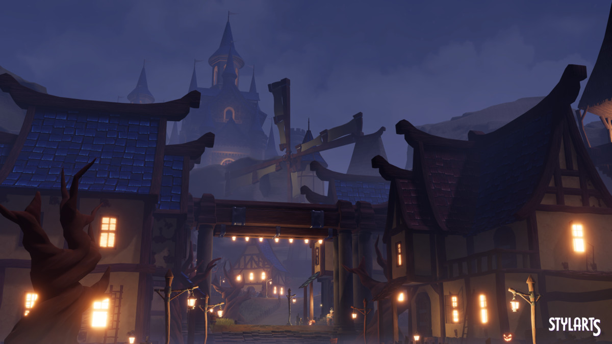 Stylized Magical Haunted Village