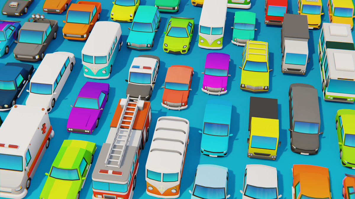 Stylized Low Poly Vehicle Pack by IGS