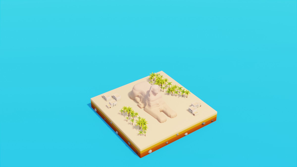 Low Poly LandMarks by IGS