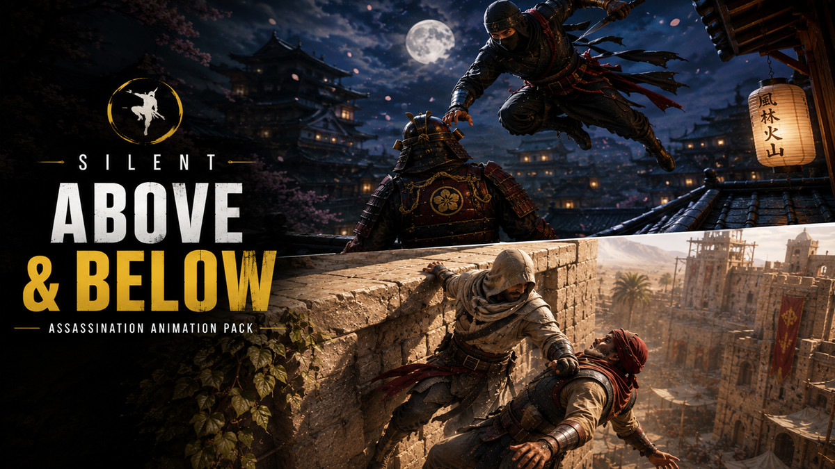 Silent Above & Below Assassination Animation Pack