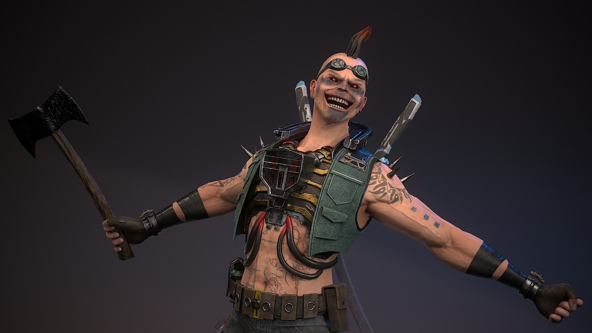Sci-Fi Punk Warrior
