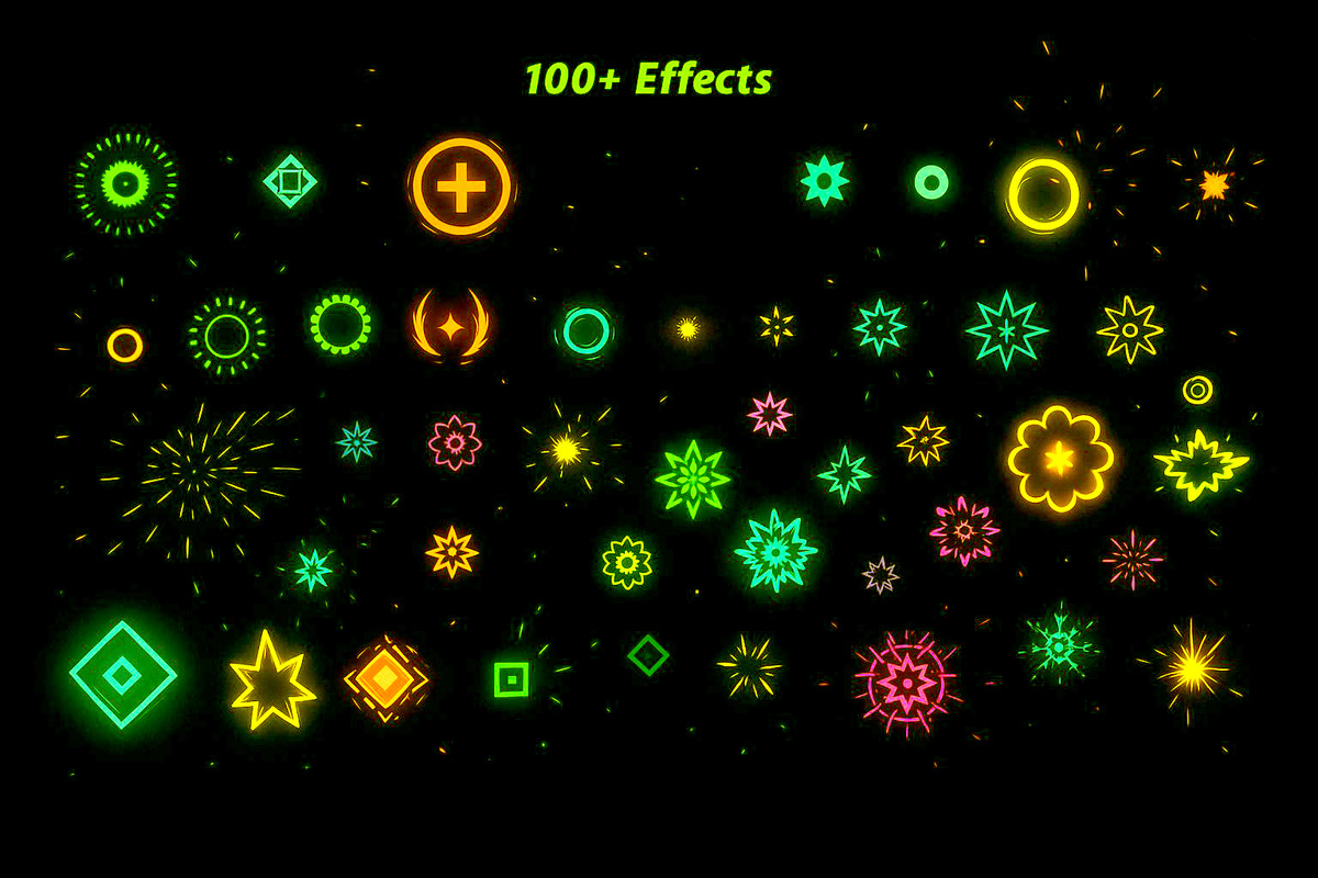 VFX UI PARTICLES- Stylized toon effects