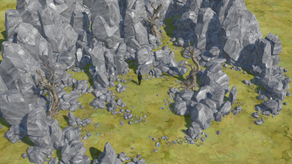 LowPoly Nature Stone